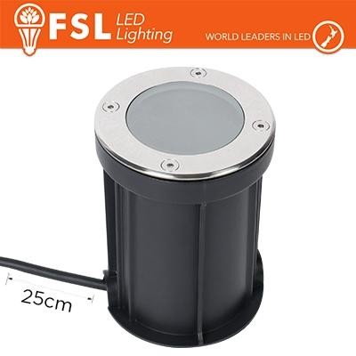 Faretto esterno carrabile calpestabile GU10 IP67 +25 cm cavo - GU10 NON INCLUSA