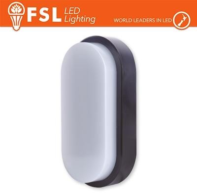 Plafoniera LED OVALE NERA 15W 3000K 55*100*200 IP54 