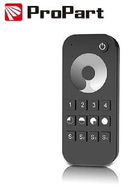 Telecomando RF 1 Canale - 4 Zone, 4 Scene, Touch Wheel, RF2.4G