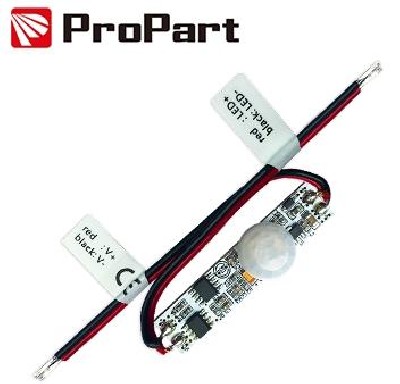 Sensore Switch PIR di movimento - MAX 24V/72W