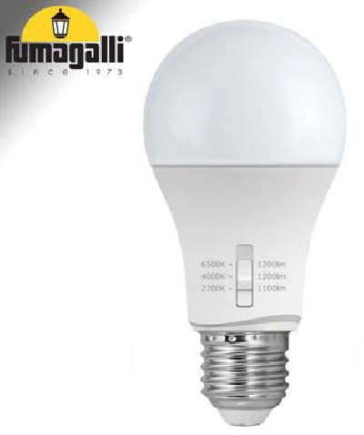 Lampadina LED E27 A60 - 8,5W - CCT - Fumagalli
