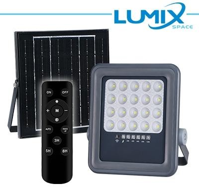 PROIETTORE SOLARE LED 50W + Crepuscolare