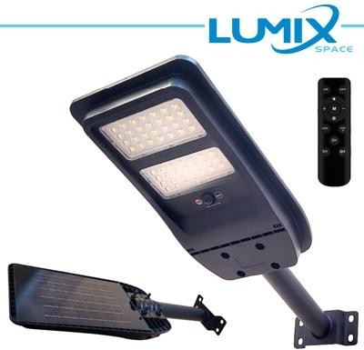 Faro solare LED senza fili con sensori, PALO INCLUSO 30cm