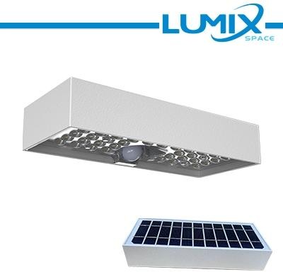 Lampada da parete solare LED 6w - senza fili con sensori