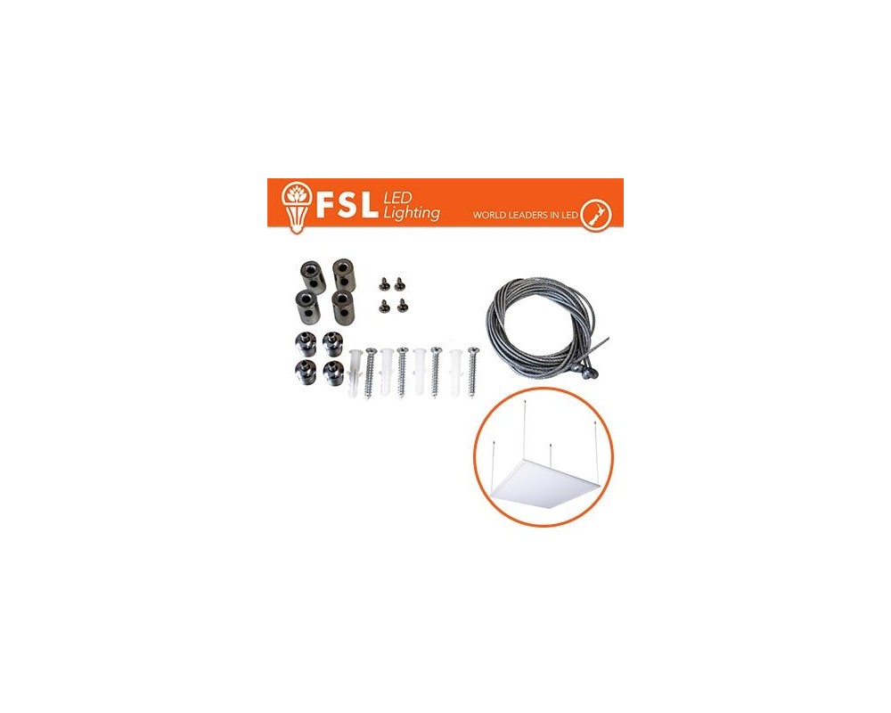 Kit installazione a sospensione Pannello LED universale