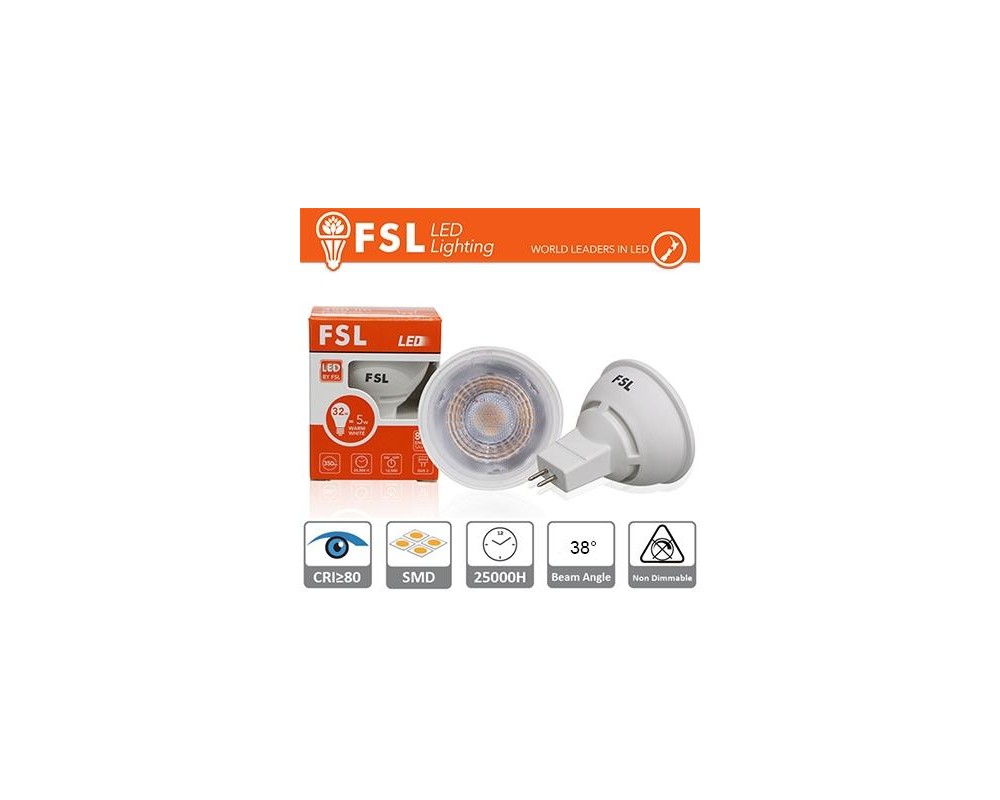 MR16 Lampadina LED - 6W 6500K 520LM 38º CRI80   DC 12V