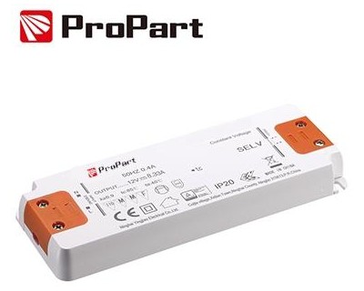 Alimentatore PIATTO: IP20 24V 50W 2.08A Size:160*58*18mm