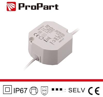 Alimentatore IP67 24V 20W 0.83A Size:59*59*28mm