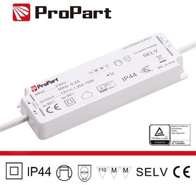 Alimentatore IP44 24V 15W 0.62A Size:130*42*17mm